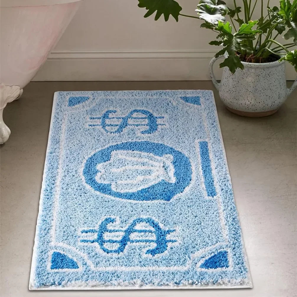 Waterproof Cartoon Money Rug Mat