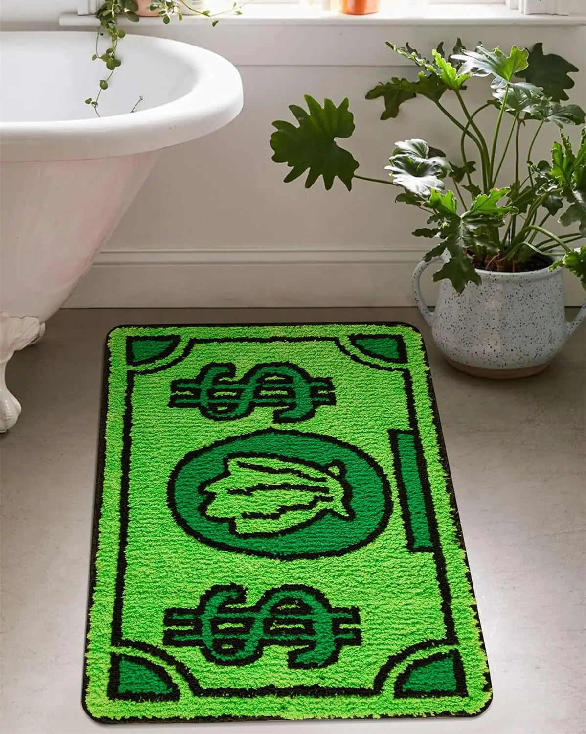 Waterproof Cartoon Money Rug Mat