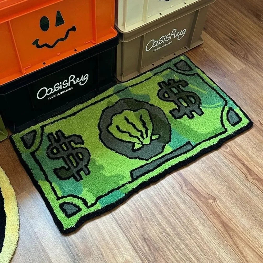 Waterproof Cartoon Money Rug Mat