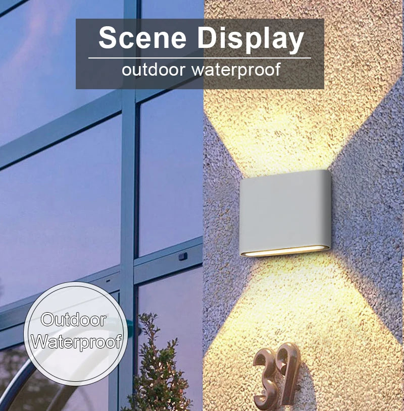 Waterproof LED Modern Wall Light