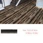 Waterproof Self-Adhesive Wood Grain Floor Sticker 15.2x91.4cm