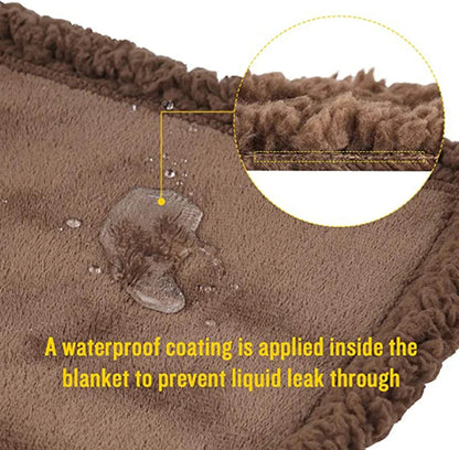 Waterproof Soft Polyester Throw Blanket