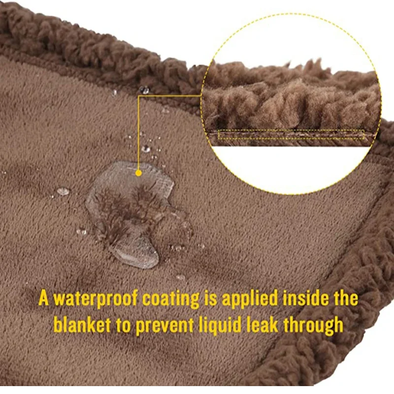 Waterproof Soft Polyester Throw Blanket