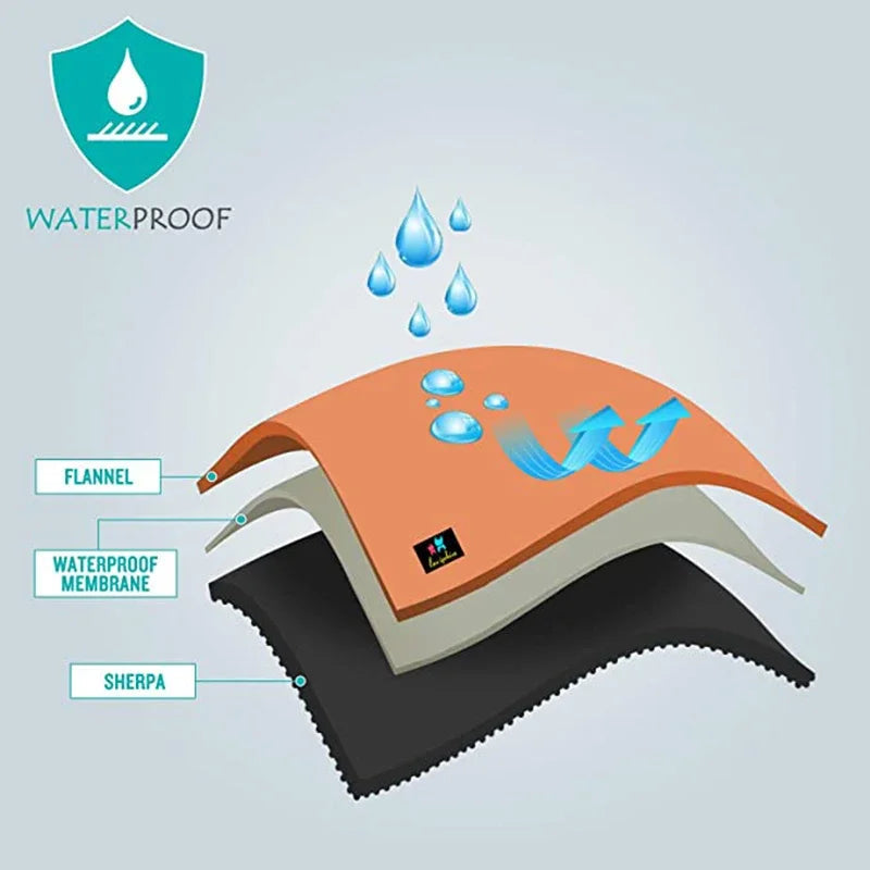 Waterproof Soft Polyester Throw Blanket