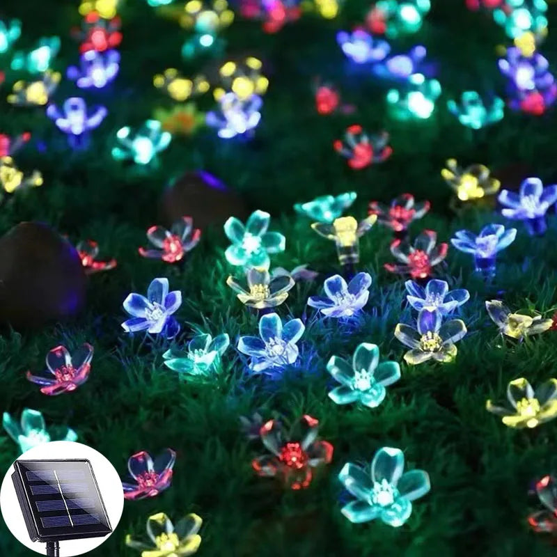 Waterproof Solar Butterfly String Lights