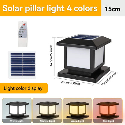 Waterproof Solar LED Pillar Light