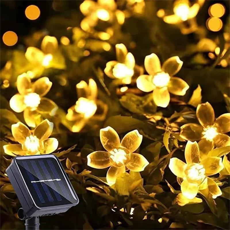 Waterproof Solar Star String Lights