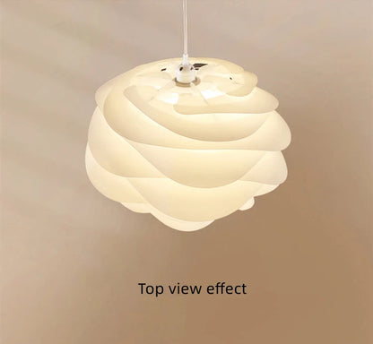 White Rose Acrylic Pendant Light