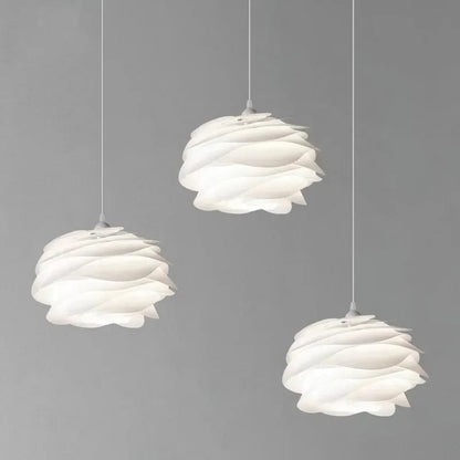 White Rose Acrylic Pendant Light