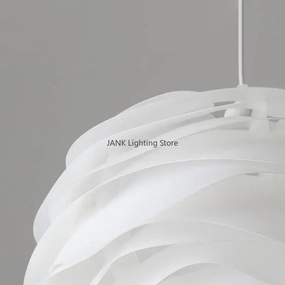 White Rose Acrylic Pendant Light