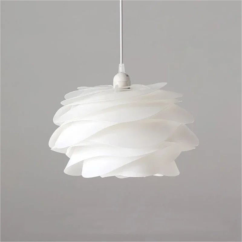 White Rose Acrylic Pendant Light