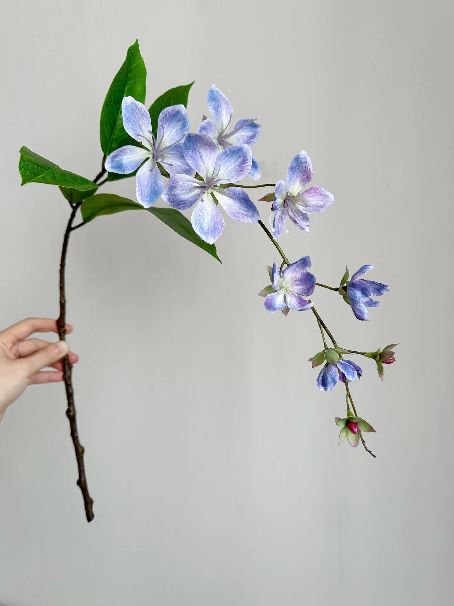 White Silk Jasmine Hanging Flowers