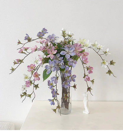 White Silk Jasmine Hanging Flowers