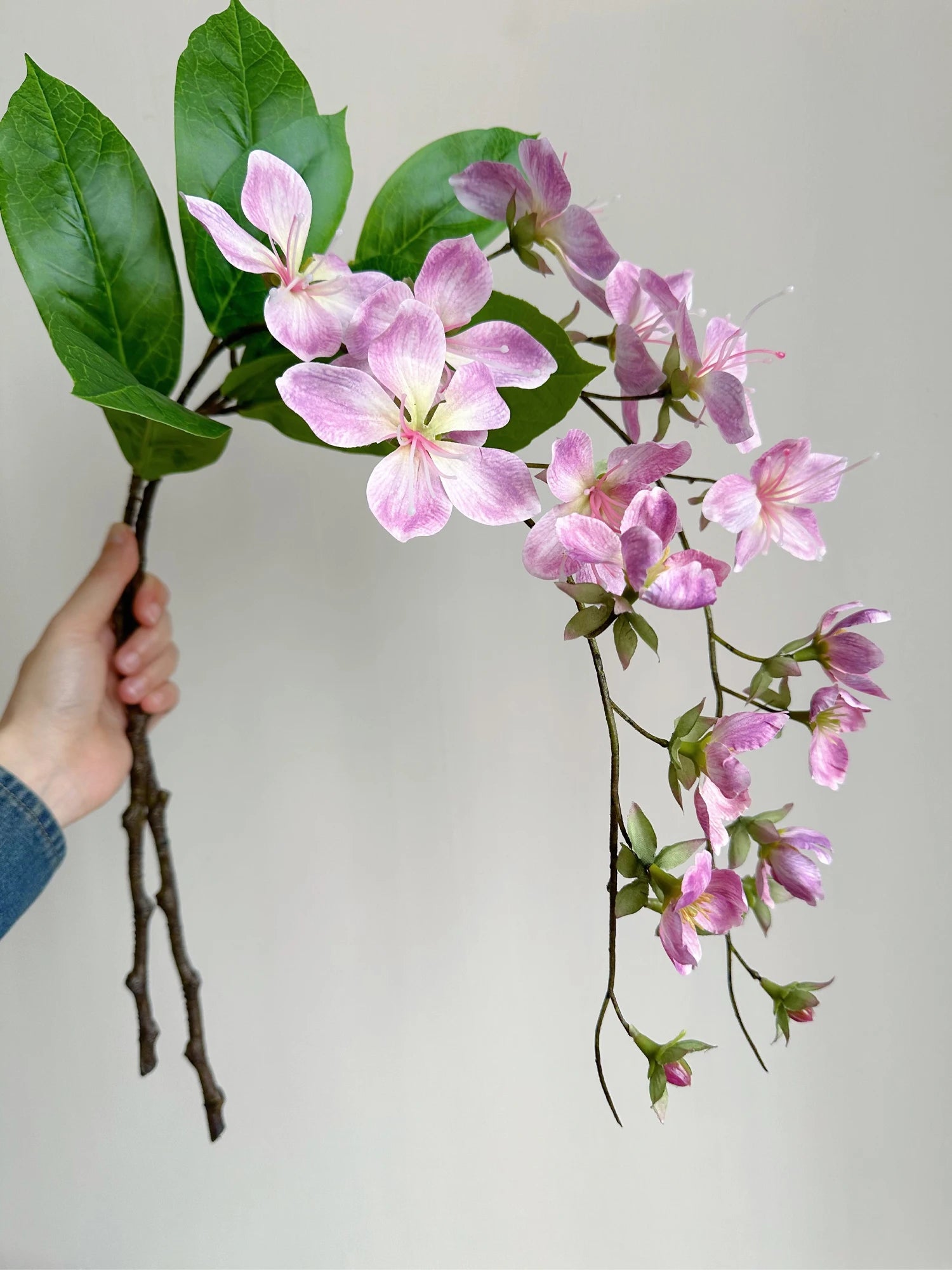 White Silk Jasmine Hanging Flowers