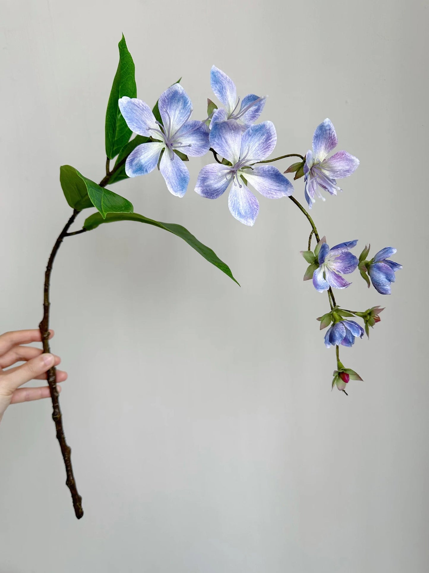 White Silk Jasmine Hanging Flowers