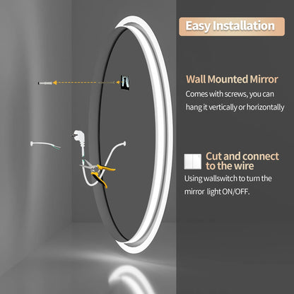 Wisfor LED Backlit Bathroom Mirror