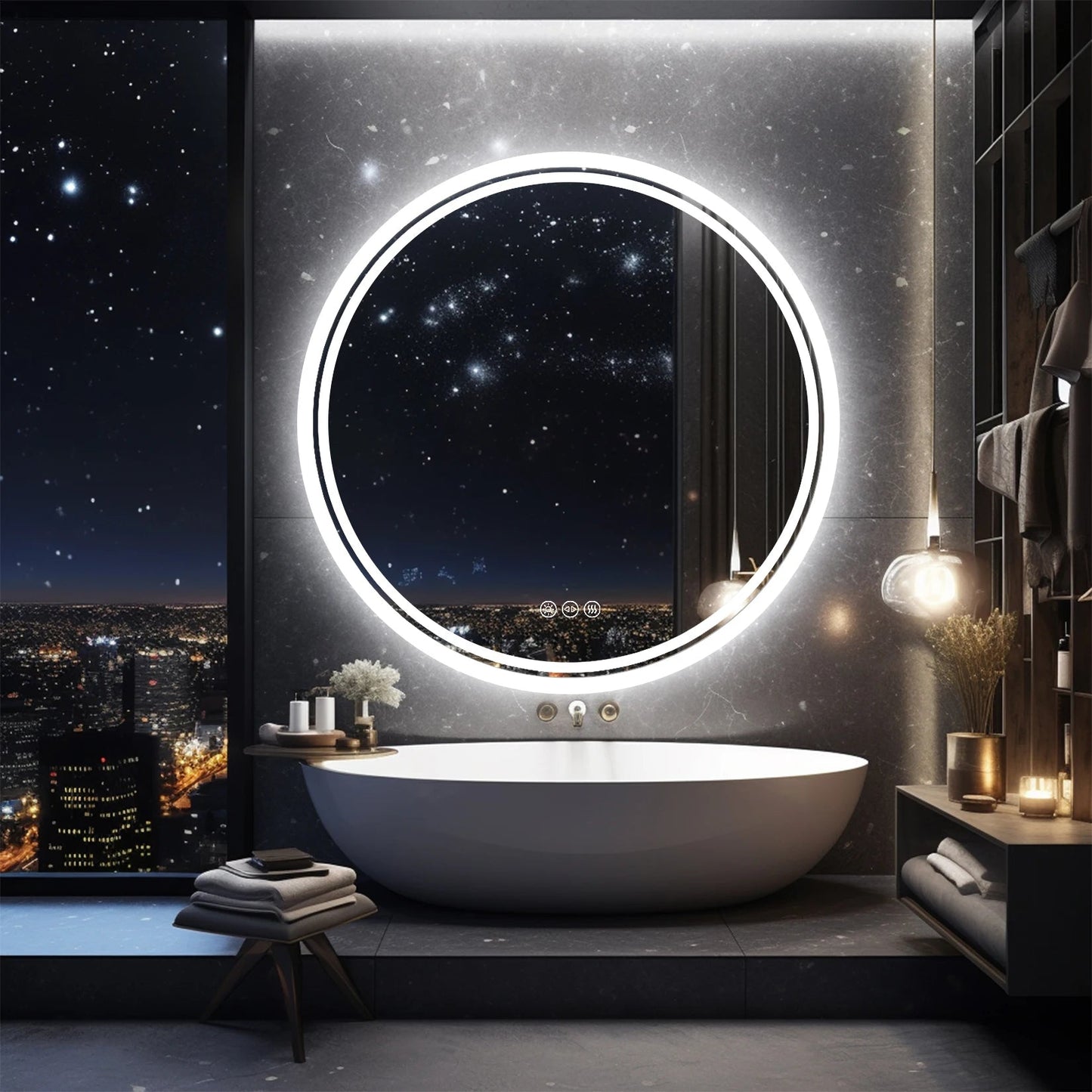 Wisfor LED Backlit Bathroom Mirror