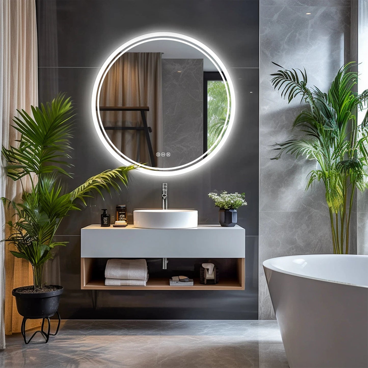 Wisfor LED Backlit Bathroom Mirror