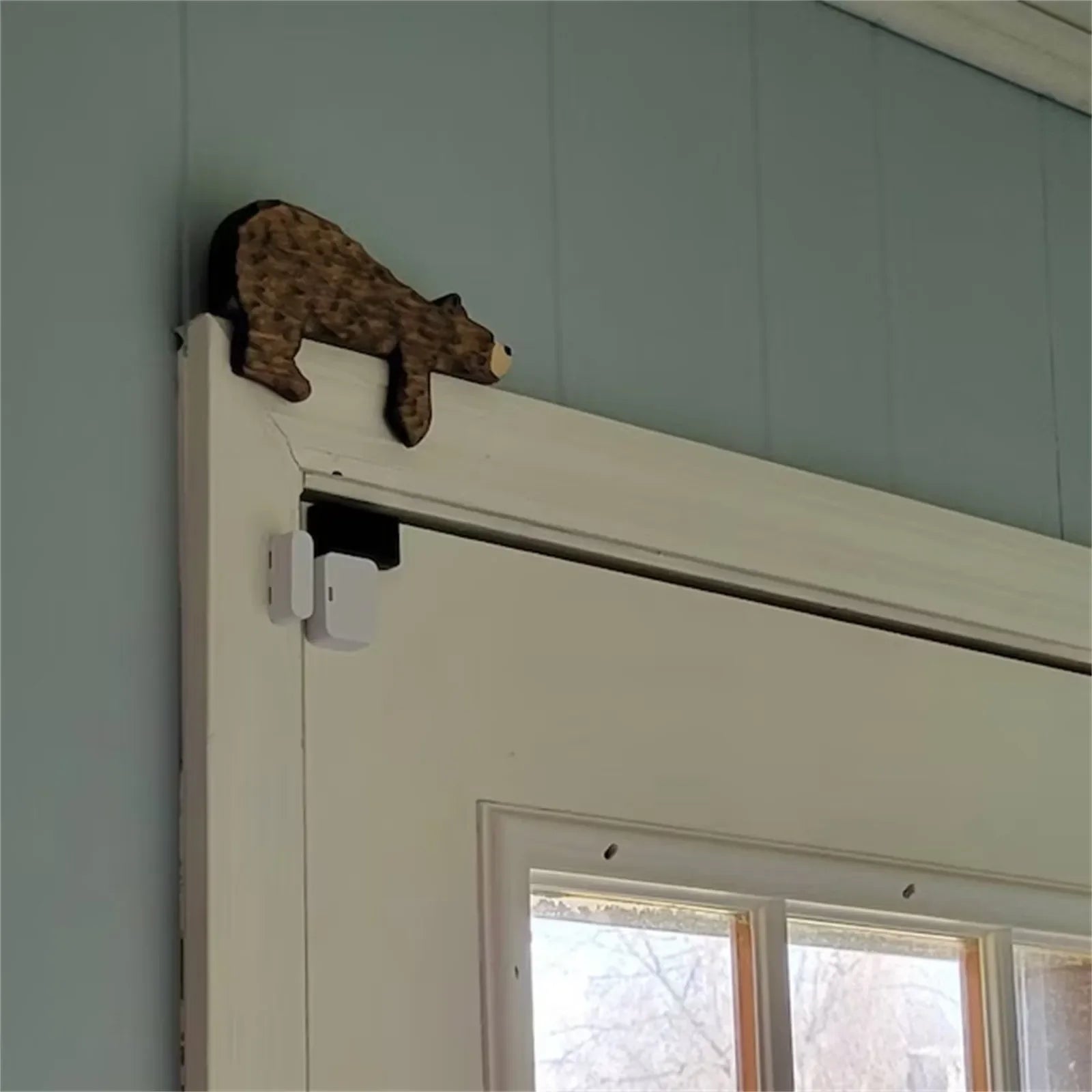 Wooden Bear Resin Door Topper