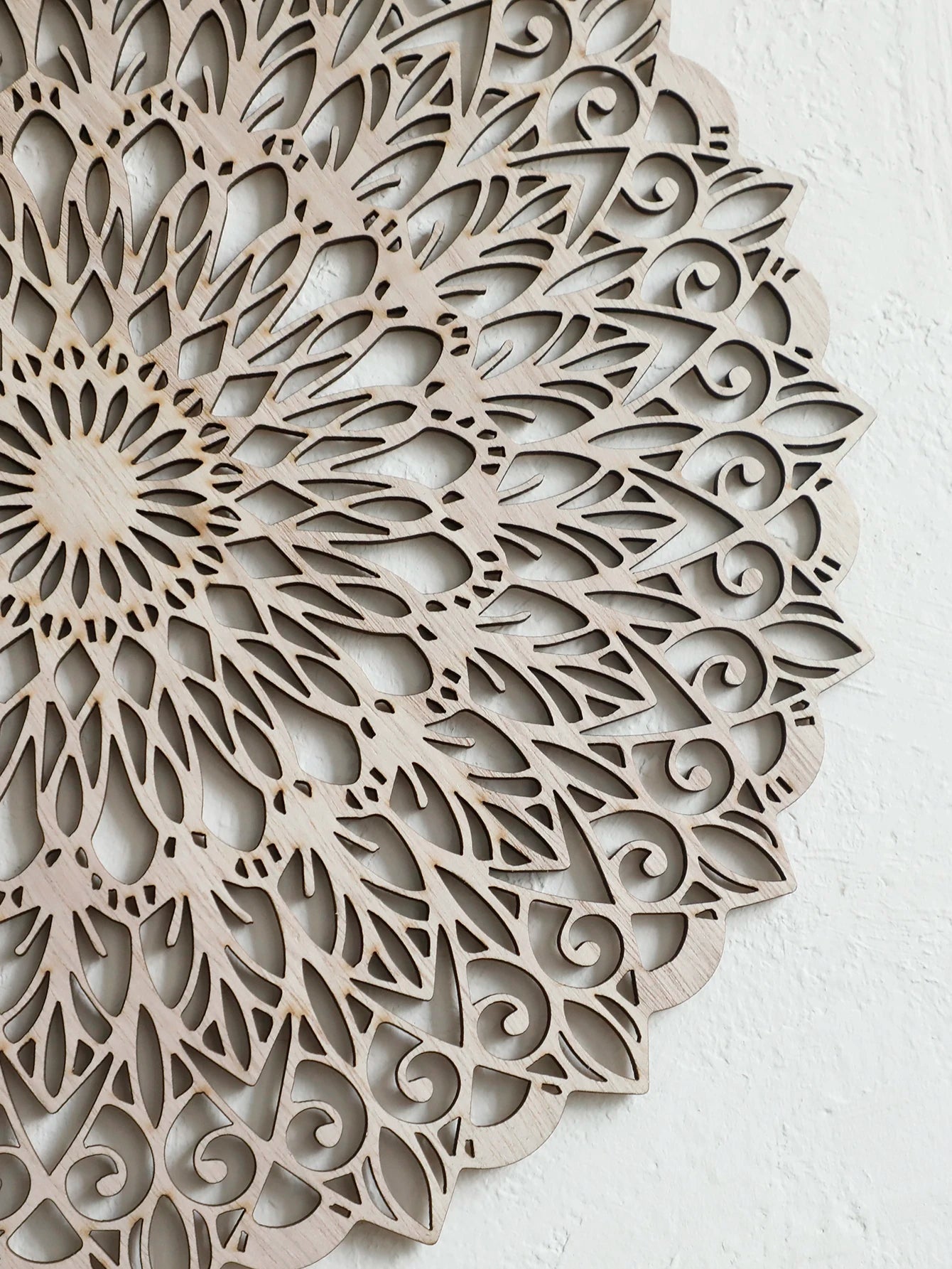 Wooden Boho Mandala Wall Art