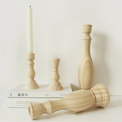 Wooden Candle Holder for Weddings