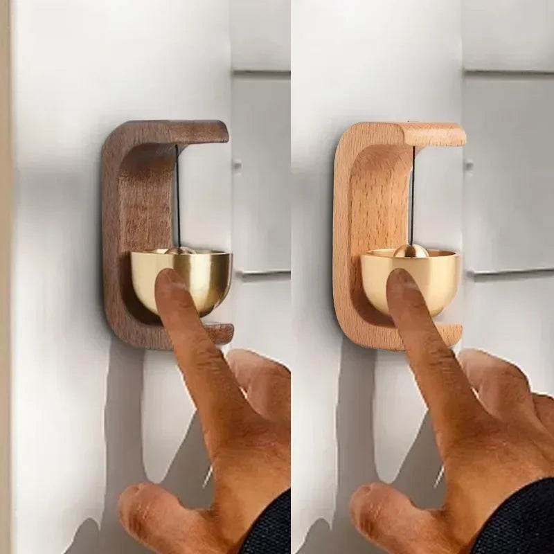 Wooden Magnetic Doorbell Wind Chime