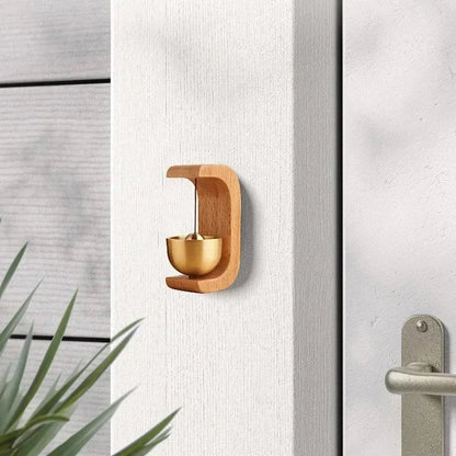 Wooden Magnetic Doorbell Wind Chime