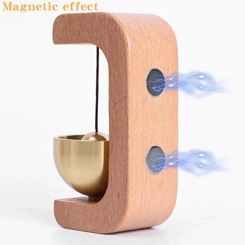 Wooden Magnetic Doorbell Wind Chime