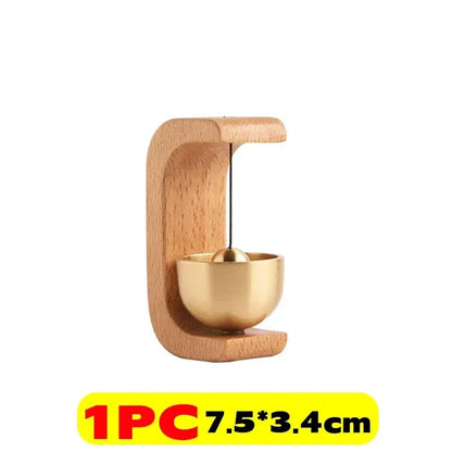 Wooden Magnetic Doorbell Wind Chime