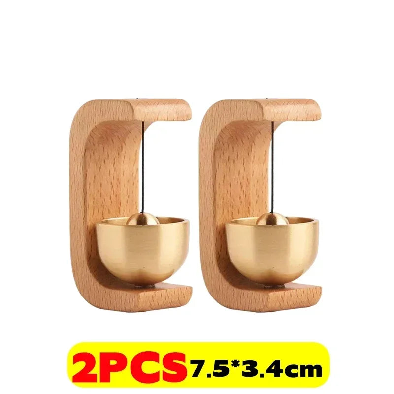 Wooden Magnetic Doorbell Wind Chime