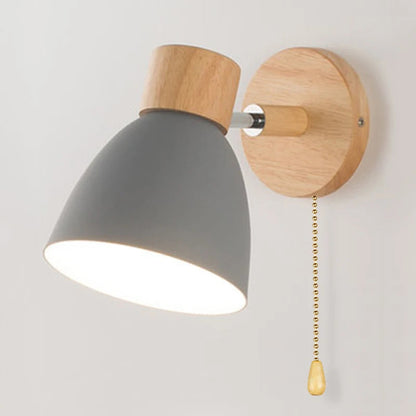 Wooden Nordic Wall Lamp - 6 Colours