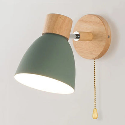 Wooden Nordic Wall Lamp - 6 Colours