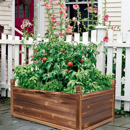 Wooden Raised Planter Box - Large