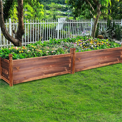 Wooden Raised Planter Box - Large