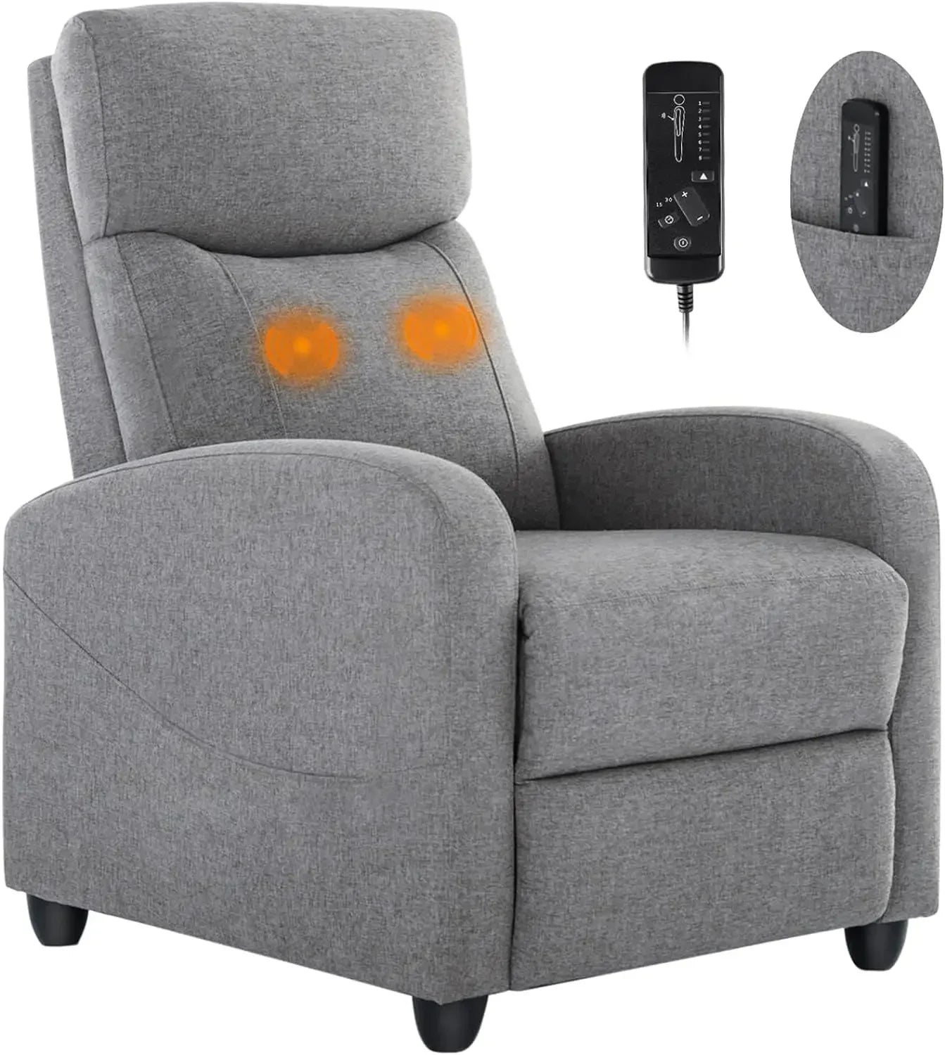 XMSJ Adjustable Massage Recliner Chair