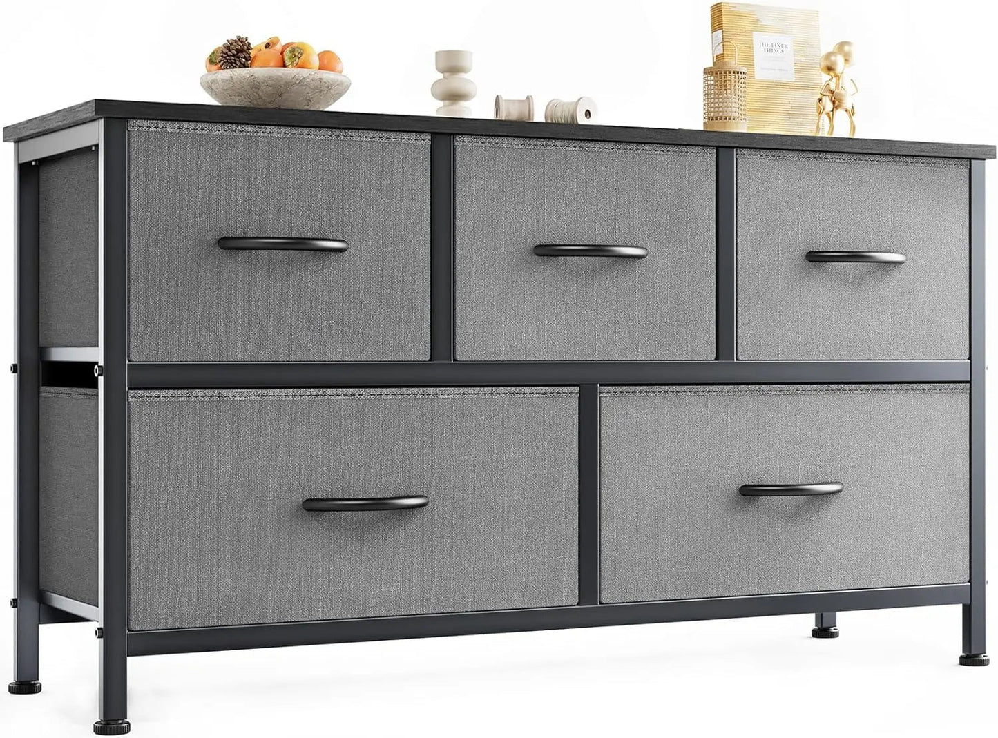 XMSJH 5-Drawer Fabric Storage Dresser