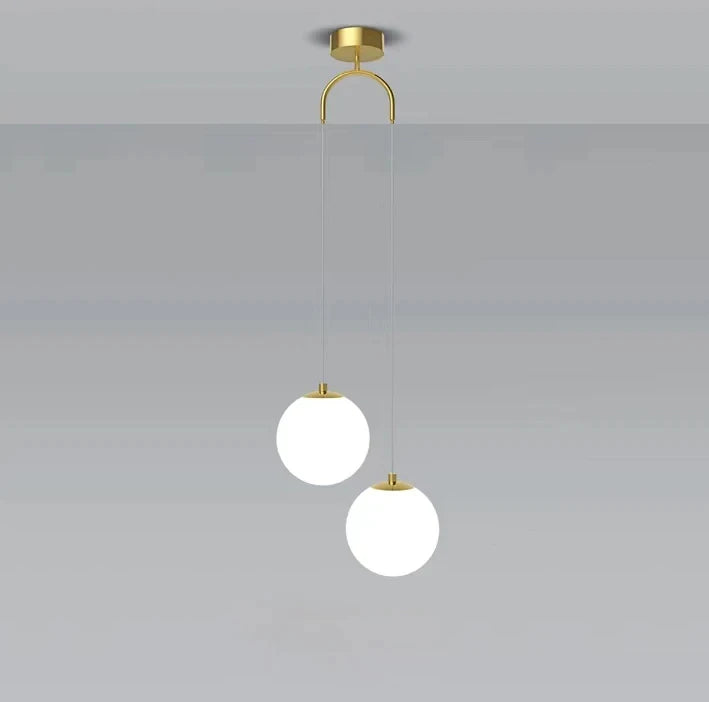 YUGUU Modern Glass LED Pendant Lamp