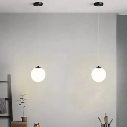 YUGUU Modern Glass LED Pendant Lamp