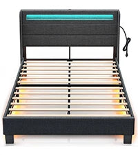 YUJINGXI Twin Upholstered Bed Frame