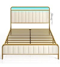 YUJINGXI Twin Upholstered Bed Frame