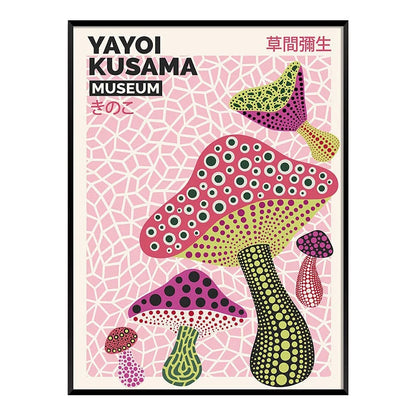 Yayoi Kusama Abstract Canvas Art