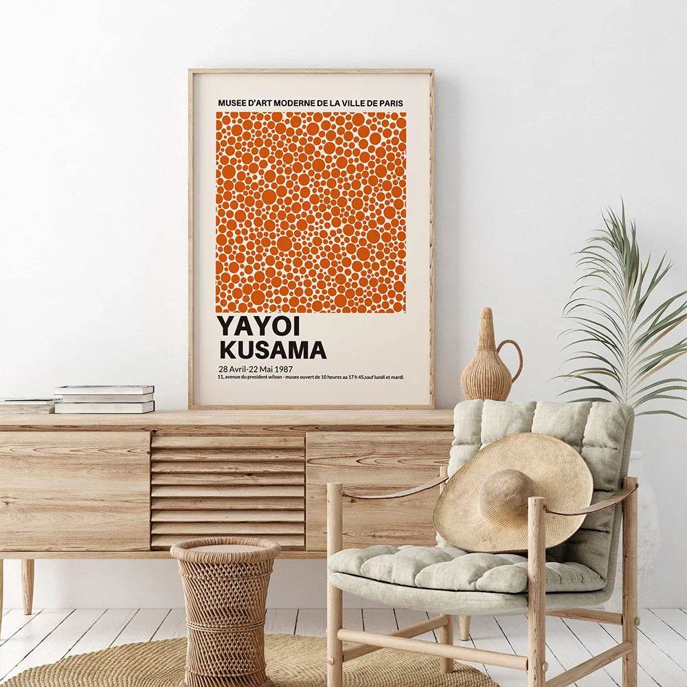 Yayoi Kusama Colourful Canvas Art