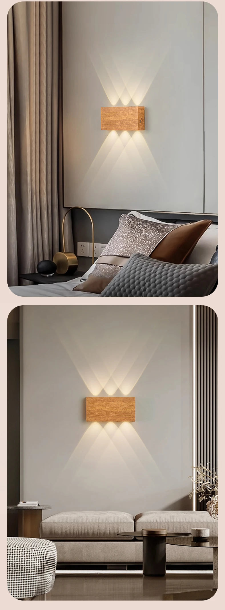 YooE Touch Dimming Wall Lamp