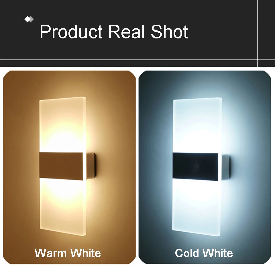 YooE USB Rechargeable LED Wall Lamp