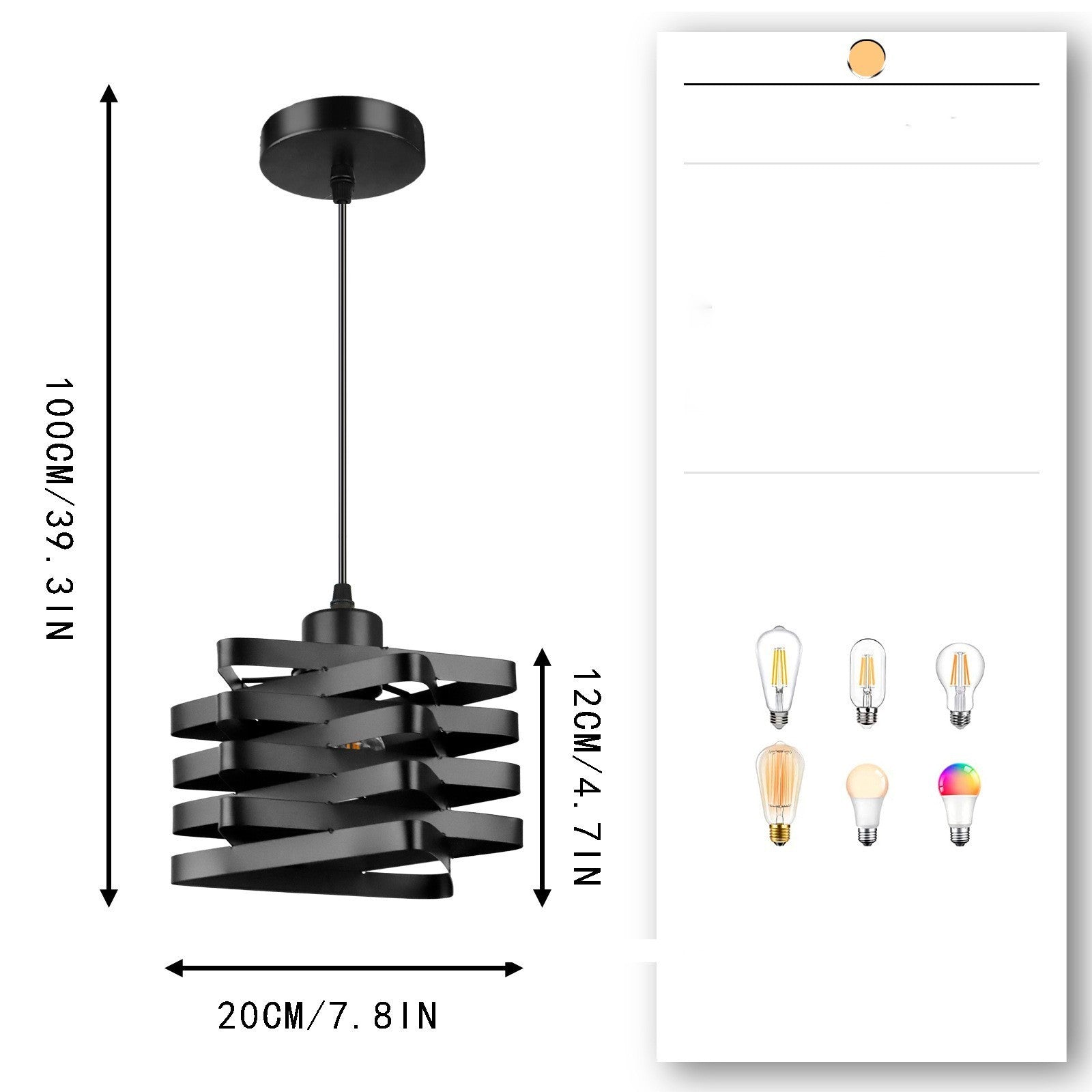 Iron Vintage Chandelier