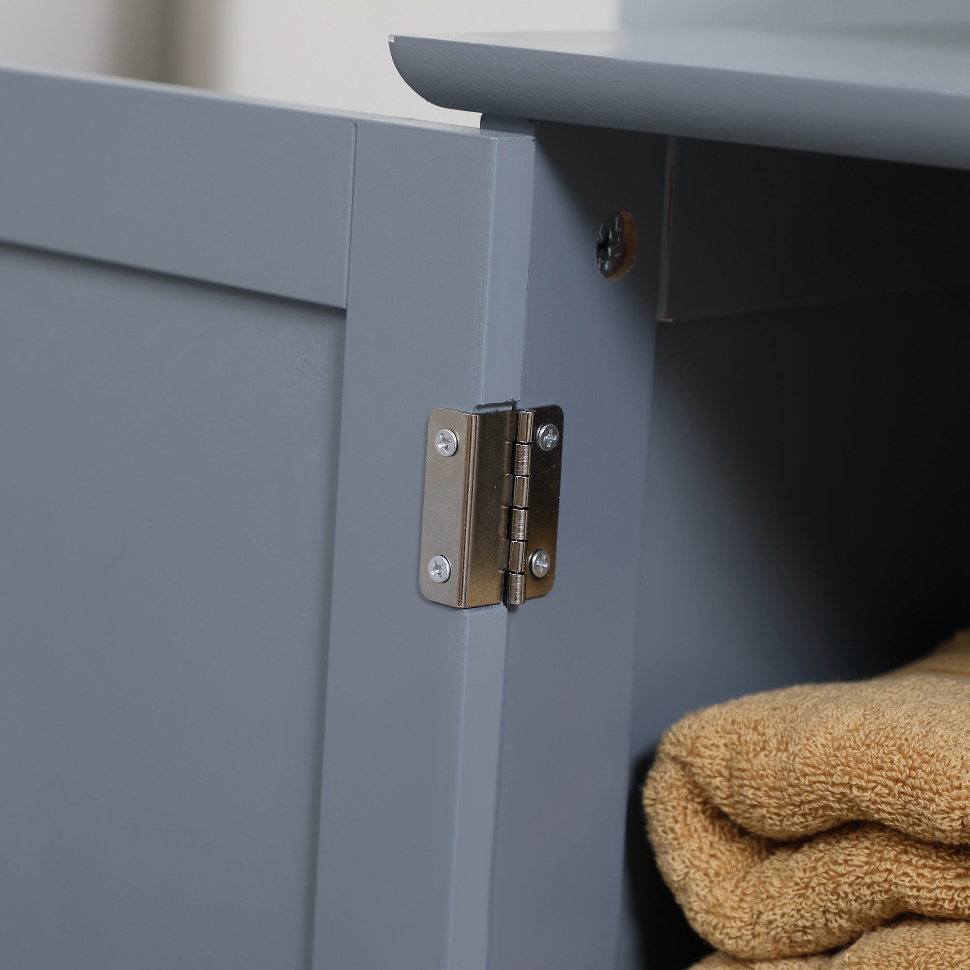 Gray Modern Sink Cabinet
