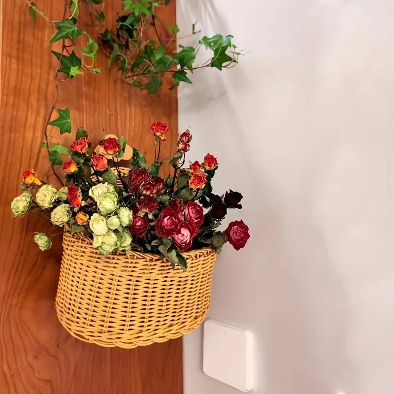 Rattan Wall Storage Baskets
