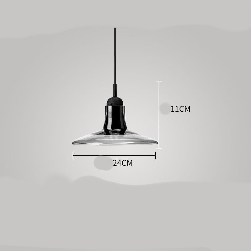 Glass Single Head Chandelier