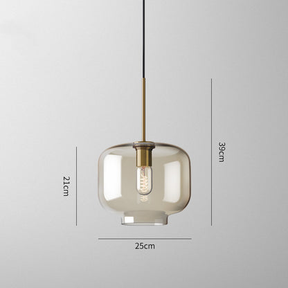 Creative Staircase Cafe Nordic Minimalist Glass Chandelier