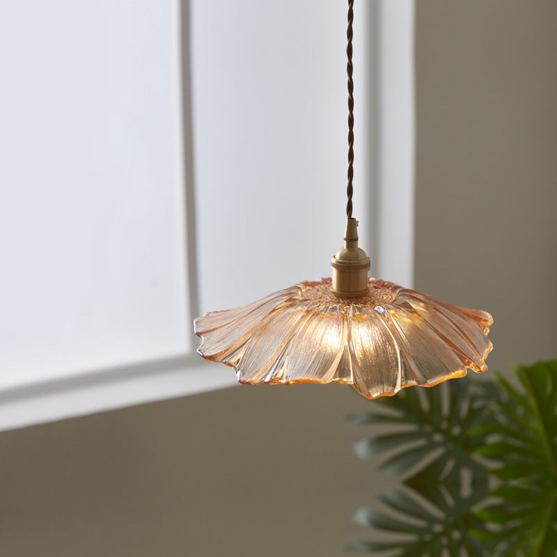 Brass Glass Chandelier For Cafes And Restaurants
